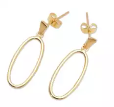 Gerometric Dangle earring, Brass with 22k gold plated earring, Wholesale jewelry